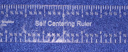 Laser Cut Self Centering Ruler 12 - ~1/4 Thick -Imperial – Quilting  Templates and More!